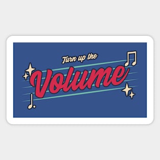 Turn Up The Volume Music Lover DJ Party Magnet